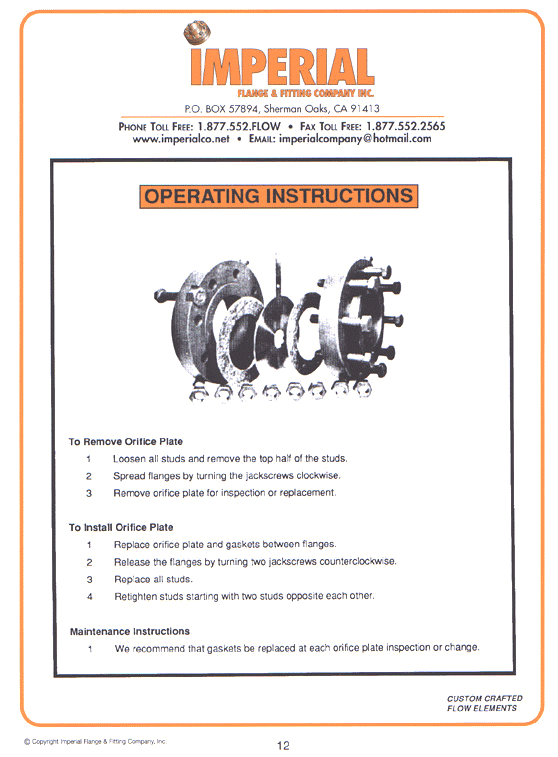 Operating Instructions